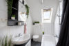 Blömker! Wohlfühlen in moderner 3,5 Zimmer DG-Wohnung mit Balkon und Garage! - Badezimmer