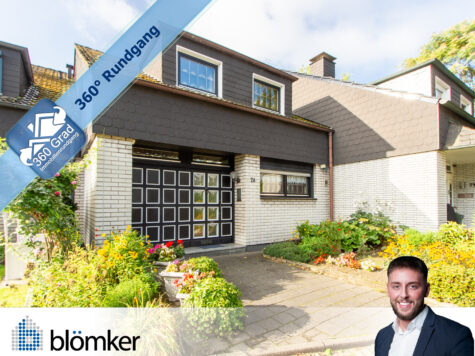 Blömker! Gepflegtes Reihenmittelhaus mit Garten und Garage im ruhigen Privatweg in GLA-Zweckel!, 45966 Gladbeck, Reihenmittelhaus