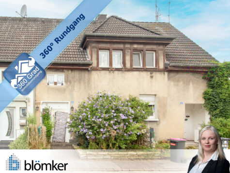 Blömker! Traum für Handwerker: Reihenmittelhaus mit Garten und ausgebautem Dachgeschoss in Hassel!, 45896 Gelsenkirchen, Reihenmittelhaus