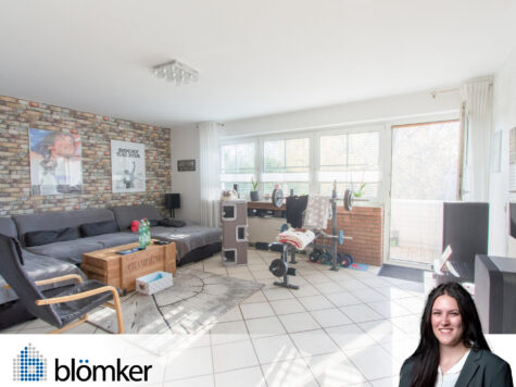 Blömker! 3,5-Zimmer-Wohnung mit Balkon, Garage, Gartennutzung und Partykeller in Gladbeck-Rentfort!, 45966 Gladbeck, Etagenwohnung