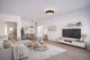 Blömker! Erstbezug nach Renovierung: Moderne Wohnung mit Loggia und Stellplatz in beliebter Wohnlage von GE-Buer! - Helles Wohnzimmer im modernen Stil