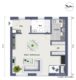 Blömker! Renovierte Single-Wohnung in Innenstadtnähe! - Grundriss