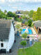 Blömker! Saniertes ZFH mit Garage, Sauna und Pool auf 878m² Grundstück, in GLA-Rentfort! - Überblick Garten
