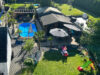 Blömker! Saniertes ZFH mit Garage, Sauna und Pool auf 878m² Grundstück, in GLA-Rentfort! - Überblick Garten II