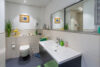 Blömker! Zentrale 3-Raum ETW mit Tiefgaragenstellplatz, Aufzug und Loggia im Herzen von Gladbeck! - Badezimmer